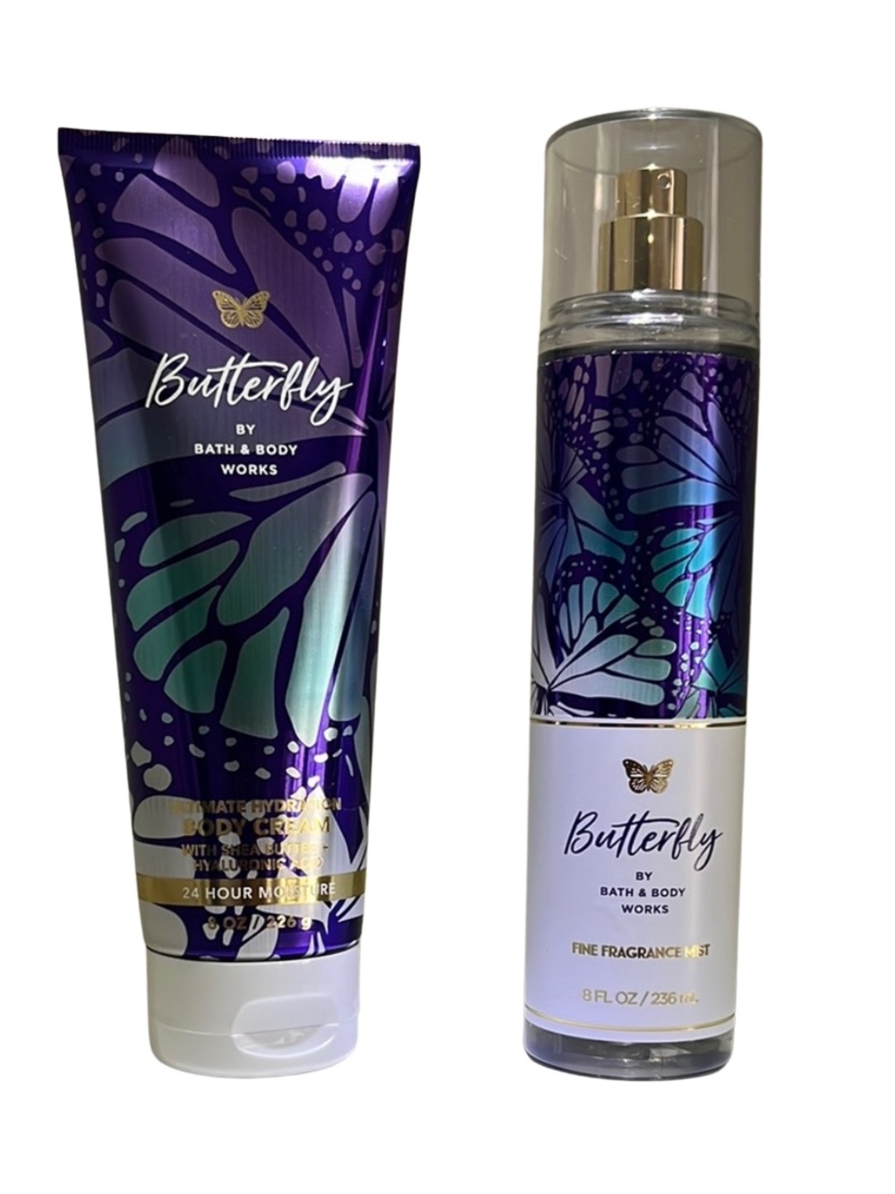 Butterfly Bath & Body Works Fine Fragrance Mist & Body Cream-NEW